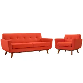 Engage Armchair and Loveseat Set of 2