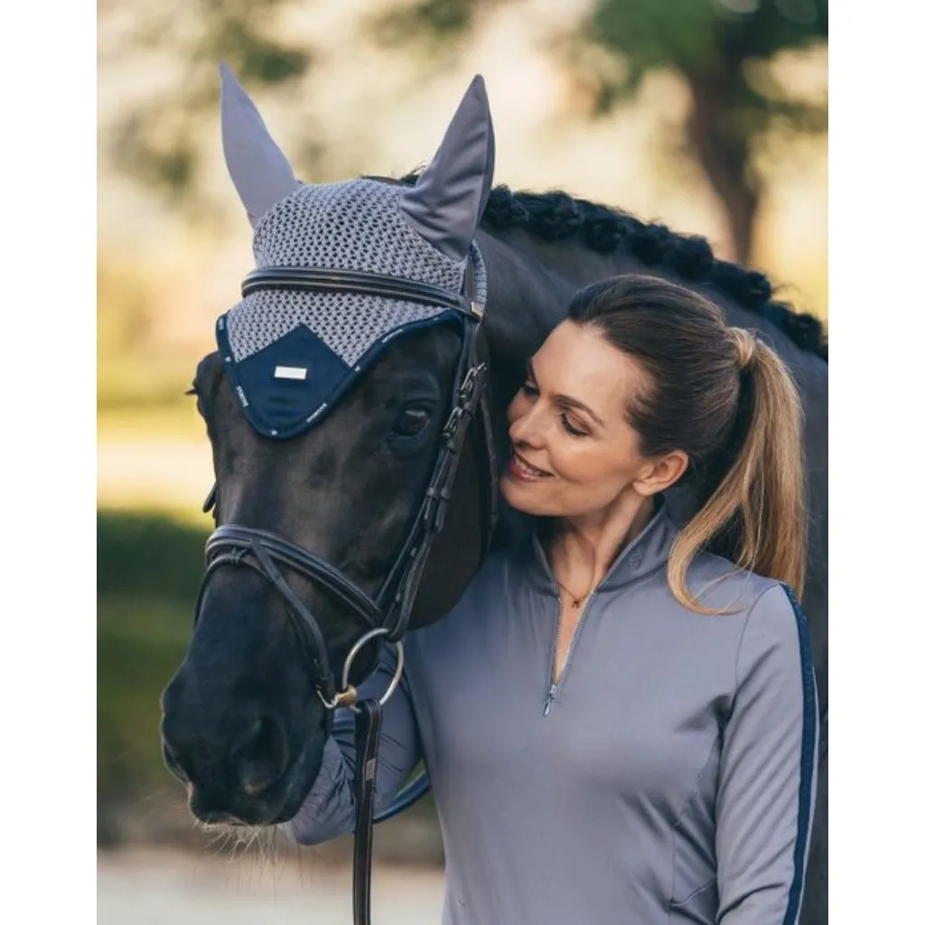 Equestrian Stockholm Long Sleeved Power Top BLUE ASH