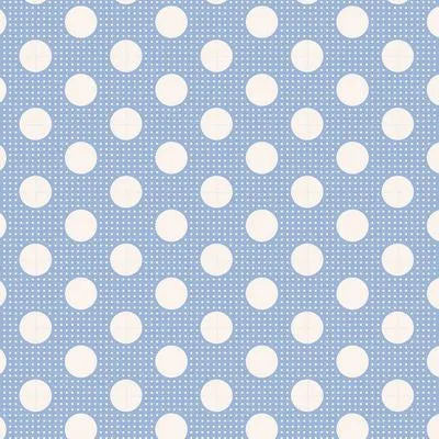 Fabric from Tilda, DOTs Collection, Medium Dots Blue 130002