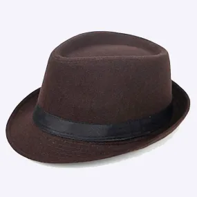 Fashion Casual Woolen Jazz Hat 02997547C