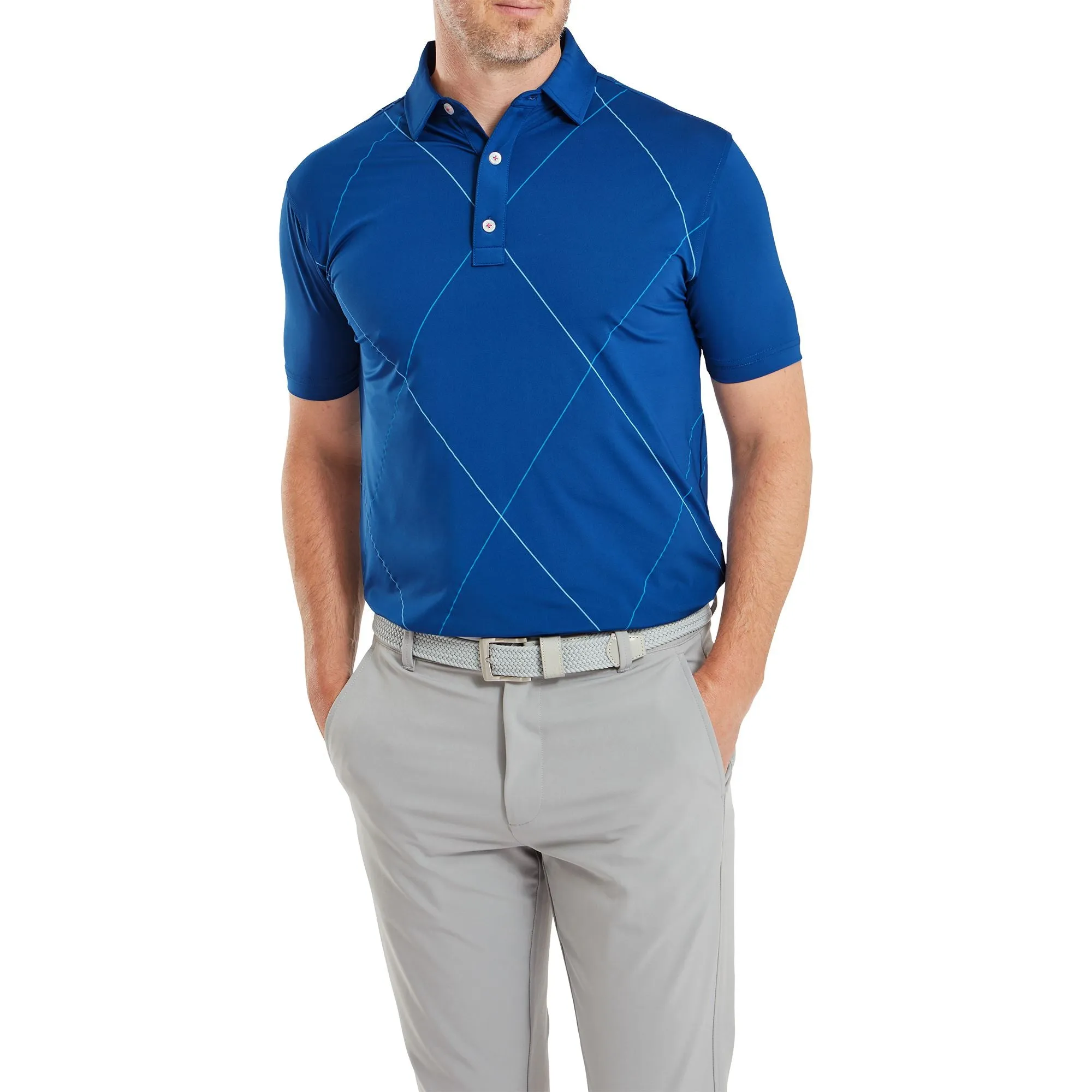 Footjoy Polo Golf Raker Deep Blue