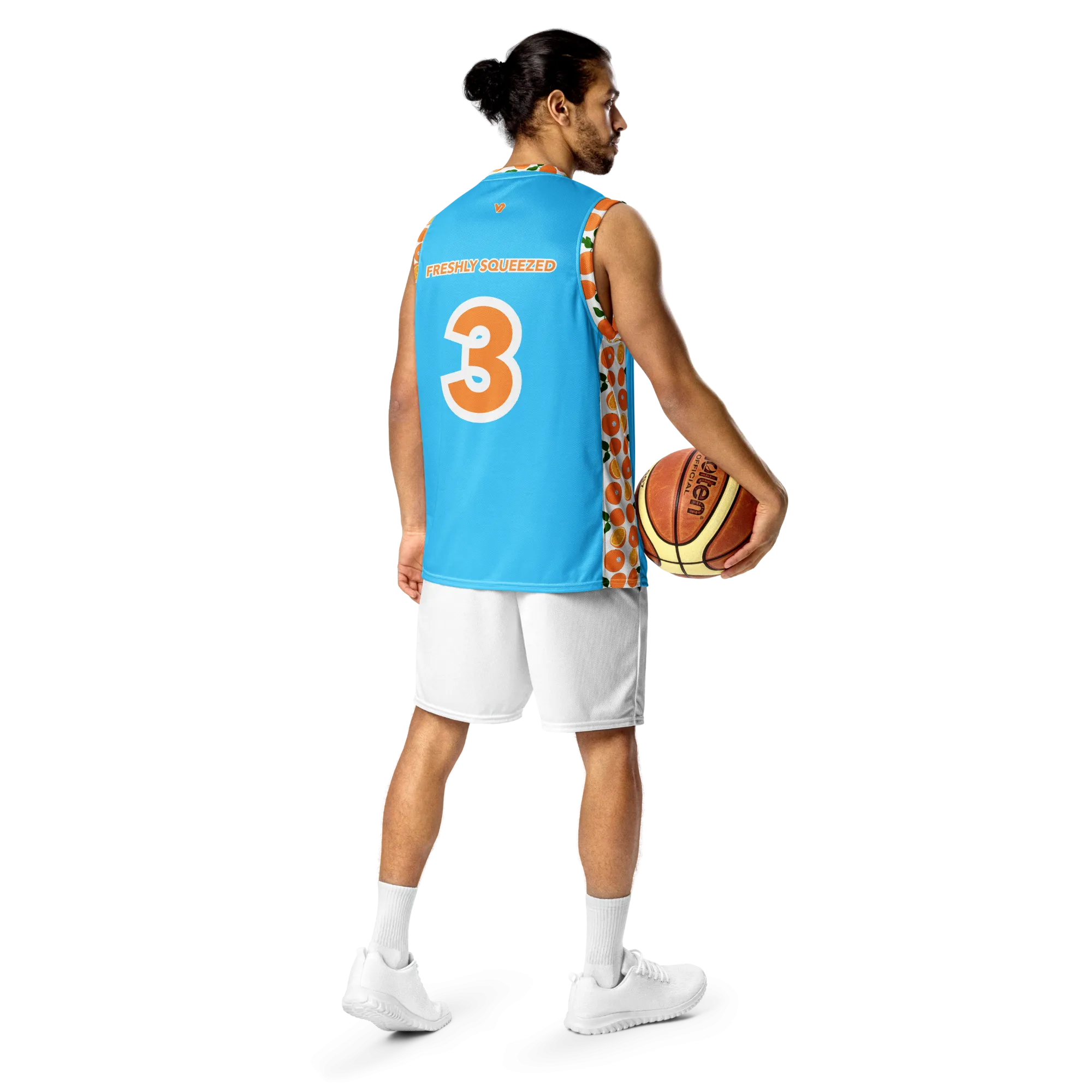 Freshly Squeezed Recycled unisex basketball jersey