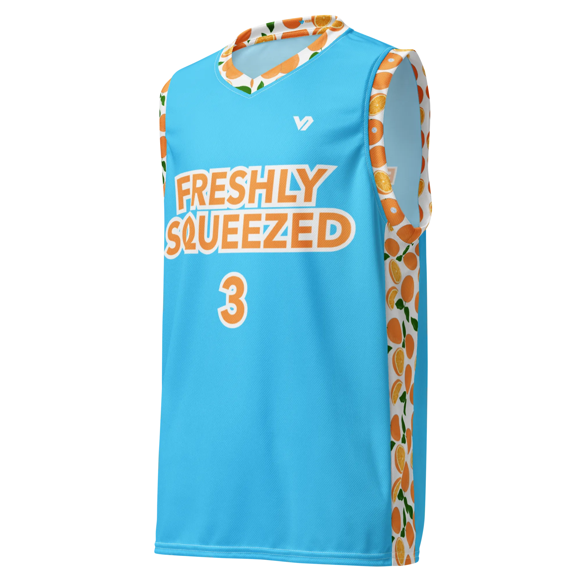 Freshly Squeezed Recycled unisex basketball jersey