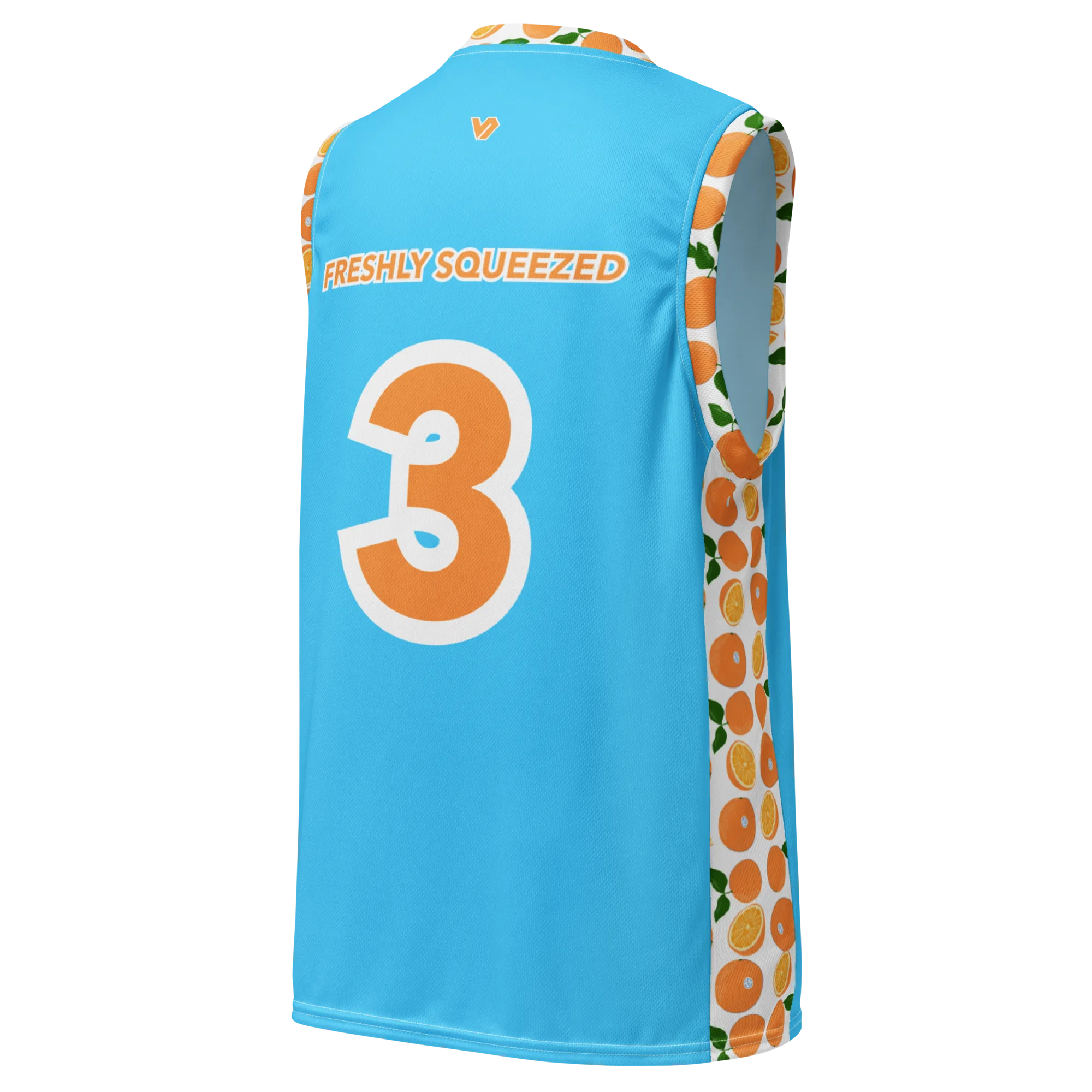 Freshly Squeezed Recycled unisex basketball jersey