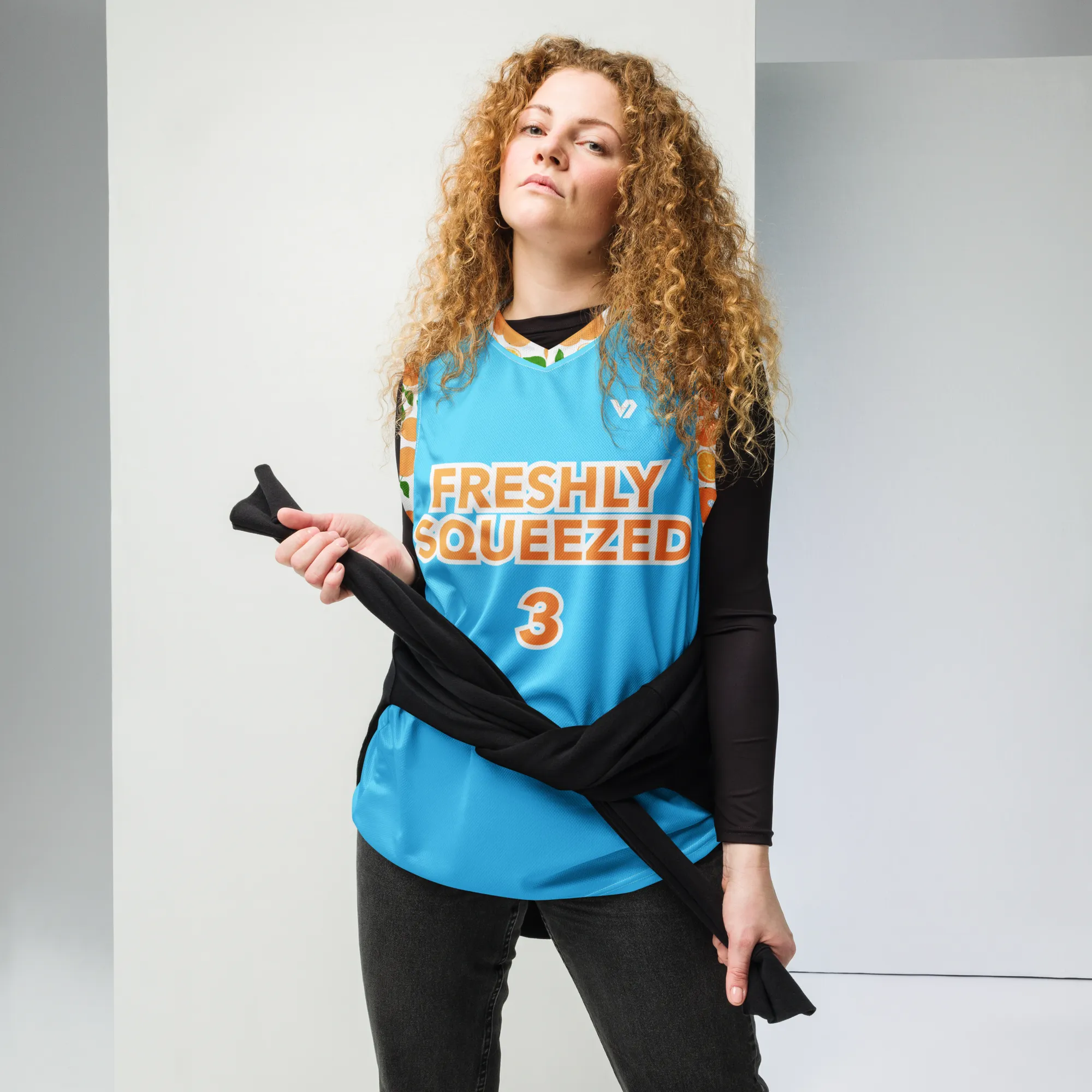 Freshly Squeezed Recycled unisex basketball jersey