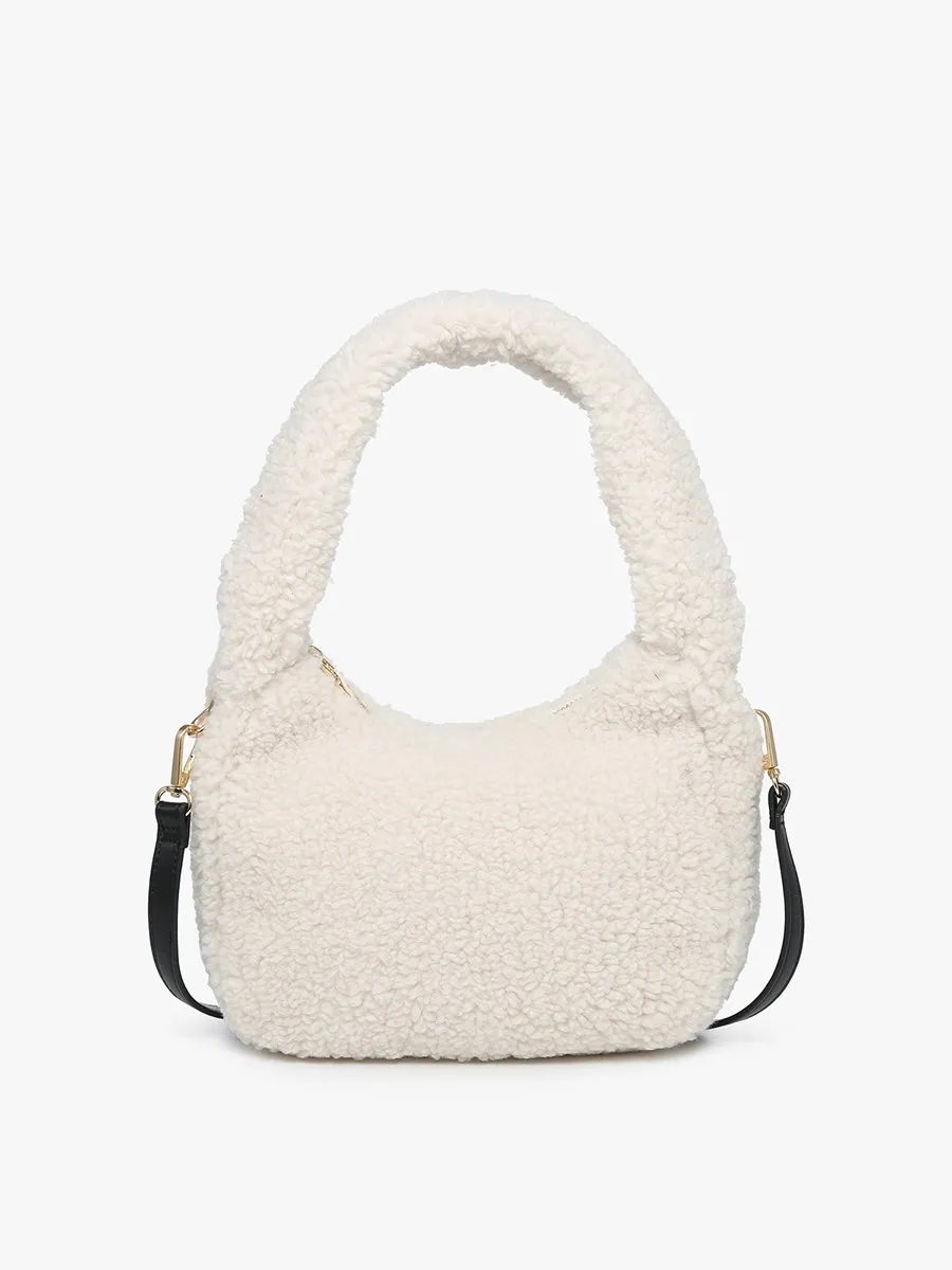 Gabrielle Vegan Sherpa Shoulder Bag