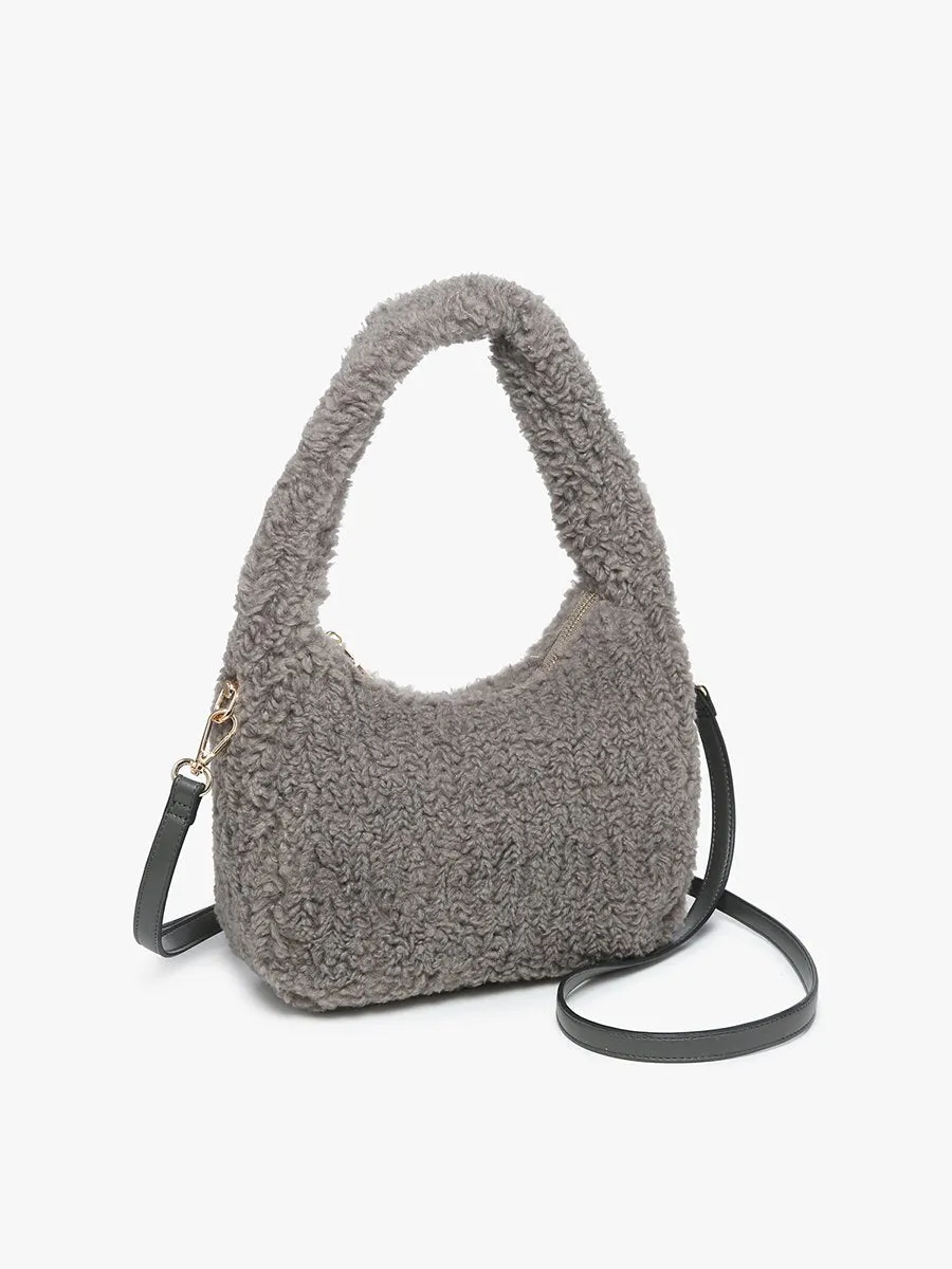 Gabrielle Vegan Sherpa Shoulder Bag