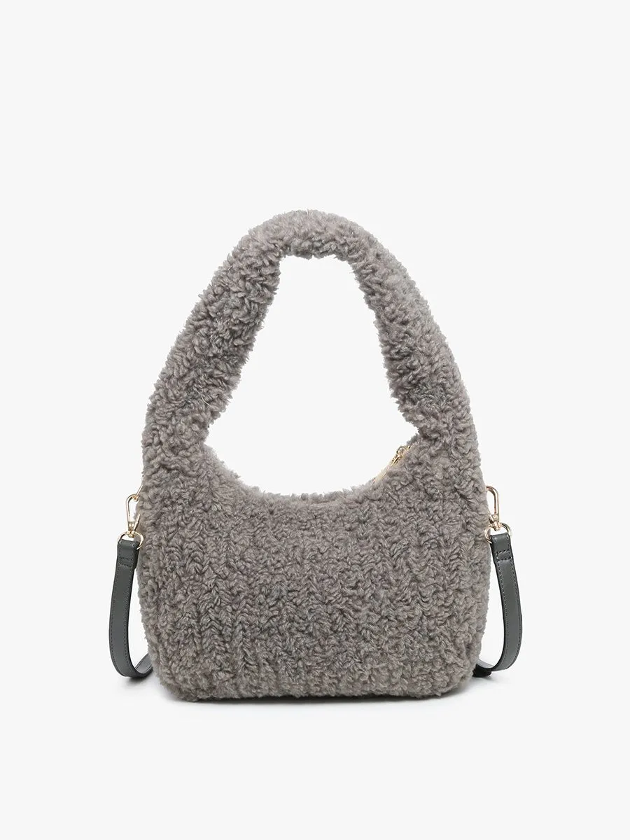 Gabrielle Vegan Sherpa Shoulder Bag