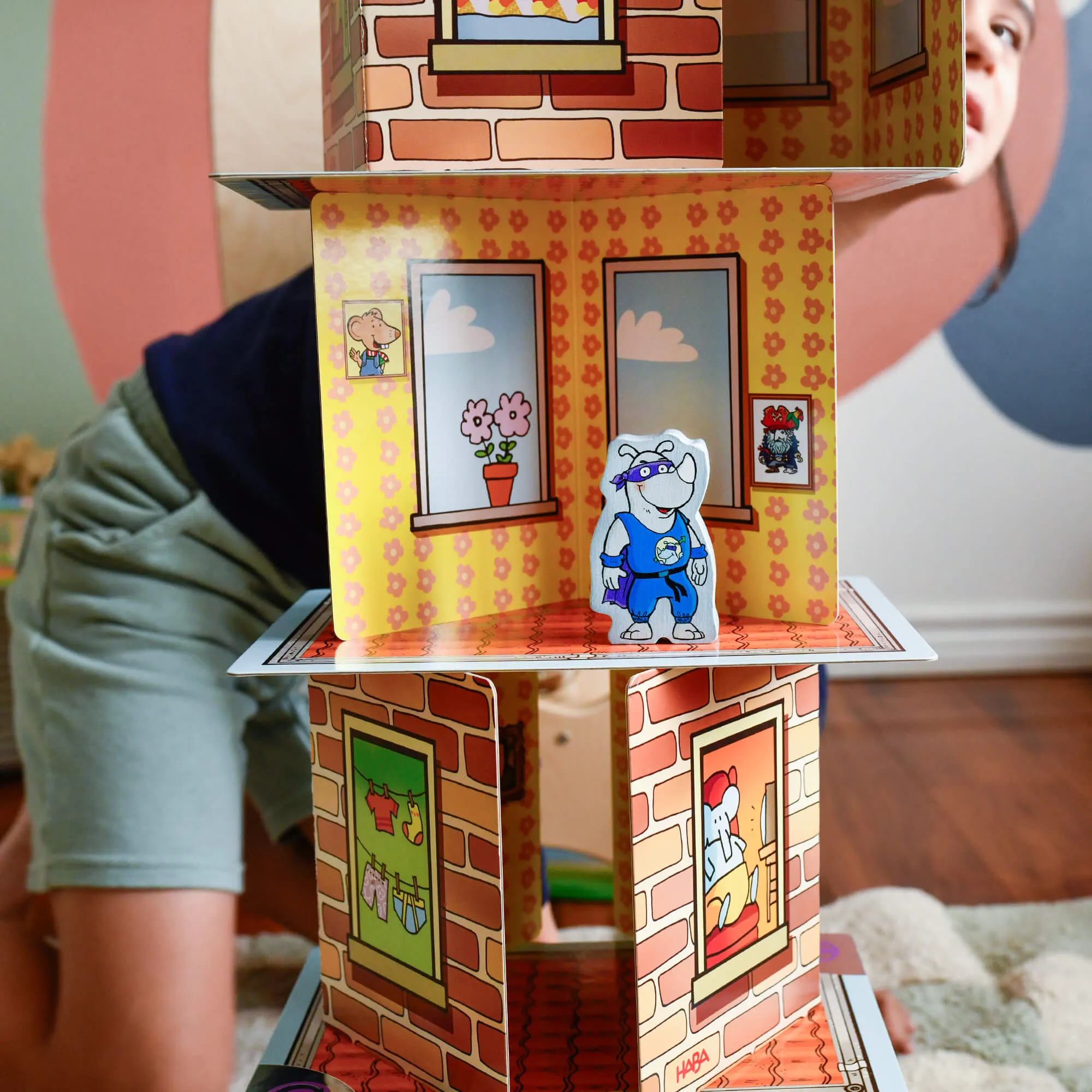 Giant Rhino Hero XXL Stacking Cards Game