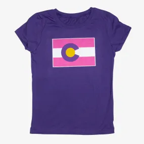 Girls Colorado Flag T-Shirt