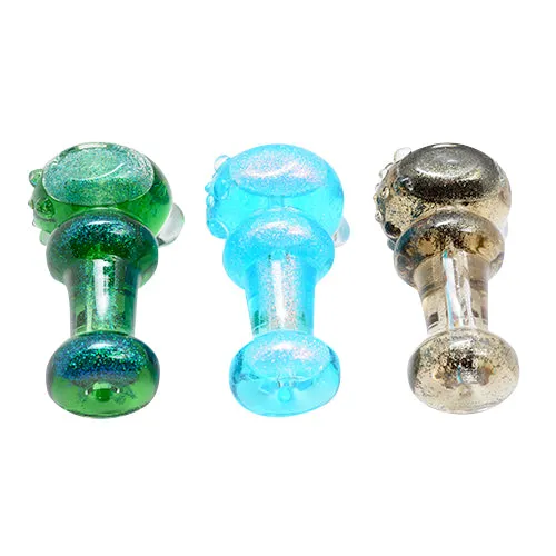 Glass Liquid Glitter Pipe