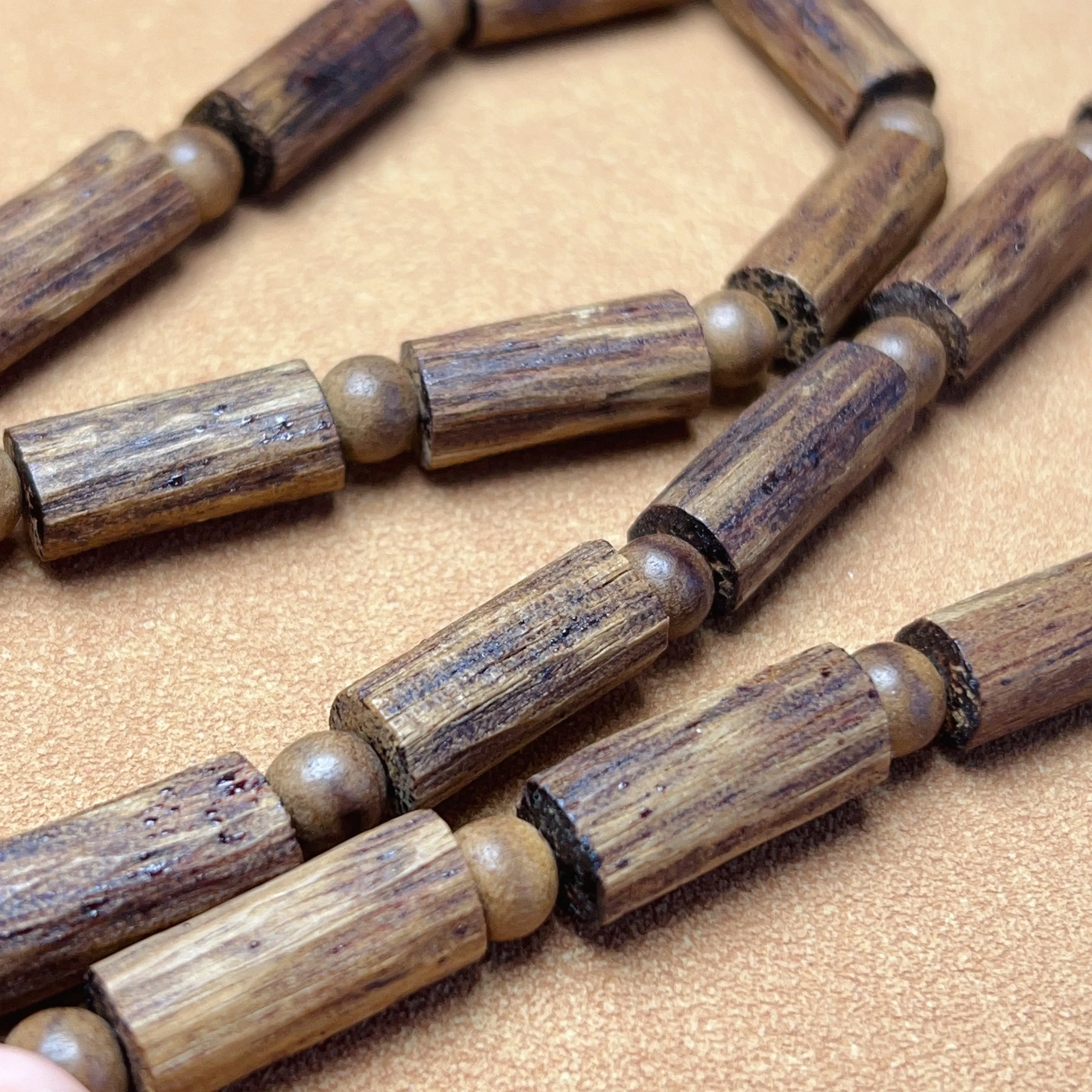 Handmade Kalimantan Vietman Agarwood Prayer Mala Beads | Meditation Buddhism Zen