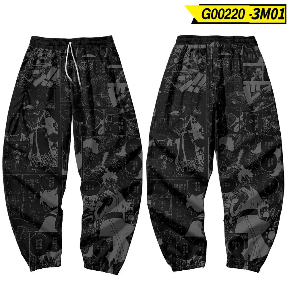 Harajuku Jogger Trousers Streetwear Japanese Style Anime Sweatpants Men Multi Pocket Long Cargo Pant Pants Plus Size 4XL 5XL 6XL