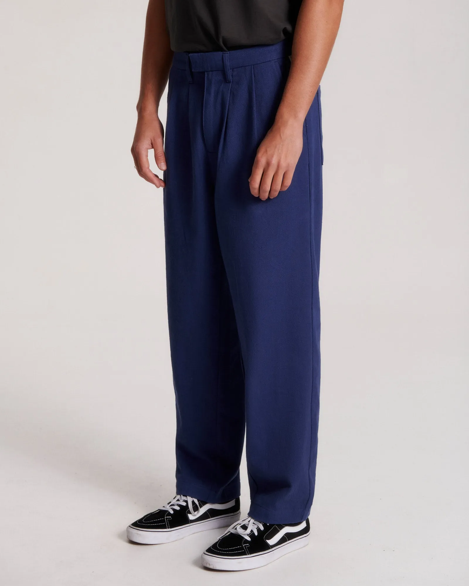 Harro Twill Pant - Worker Blue