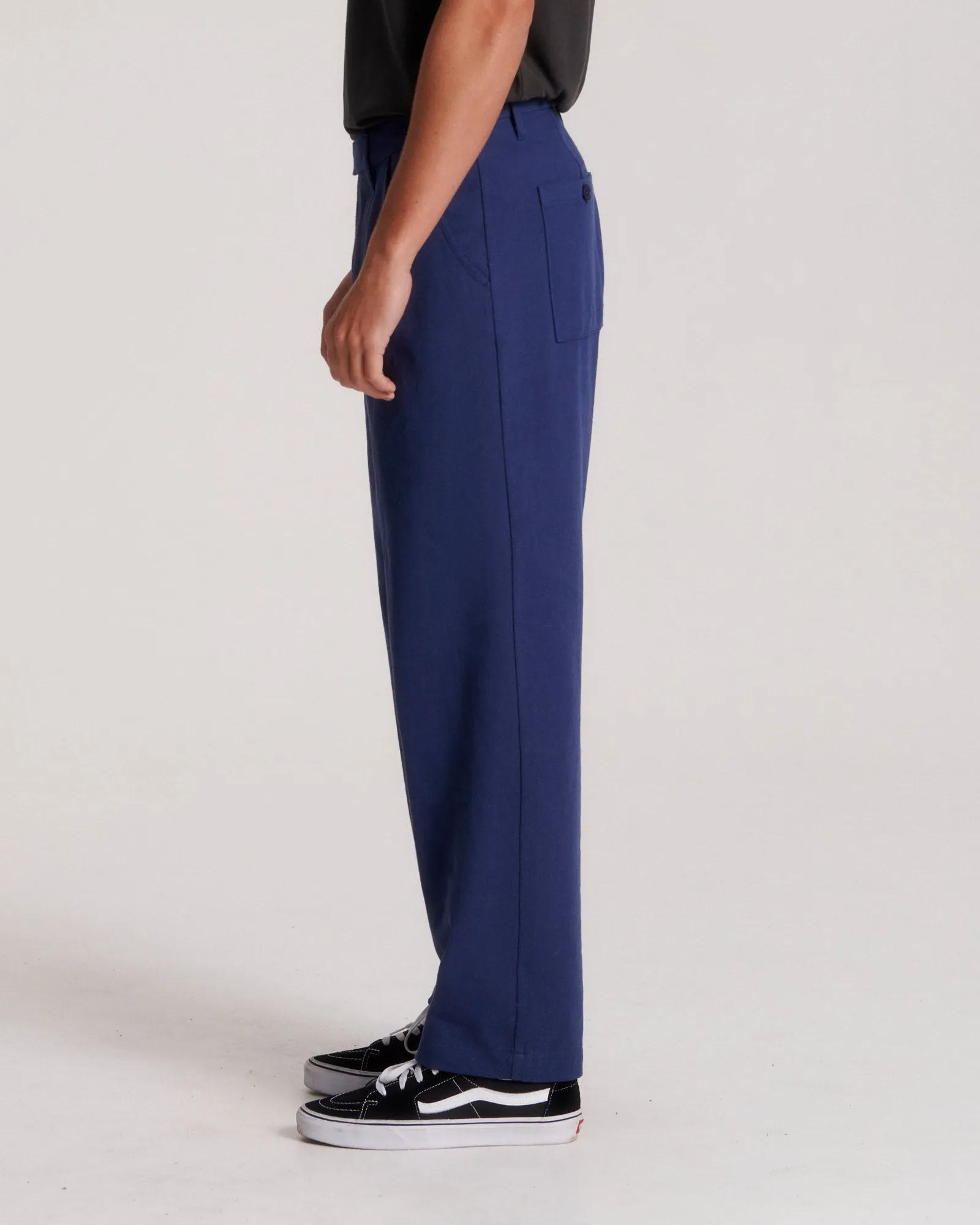 Harro Twill Pant - Worker Blue