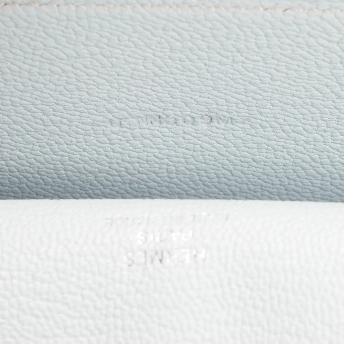 Hermes Bleu Brume/Bleu Hydra Chevre In The Loop Wink Glasses Case