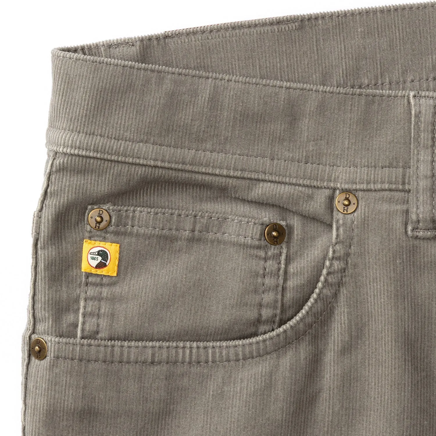 Holston Corduroy Five-Pocket - Brushed Nickel