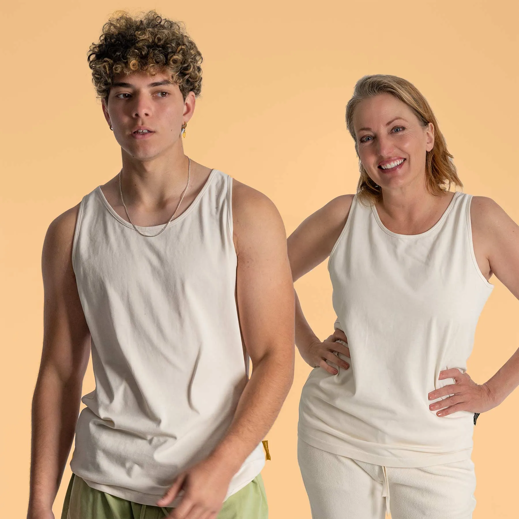 HONOLULU 100% Organic Prima Cotton Tank Top (Unisex) (No Latex, No Plastic, 100% Biodegradable OC Thread Option)