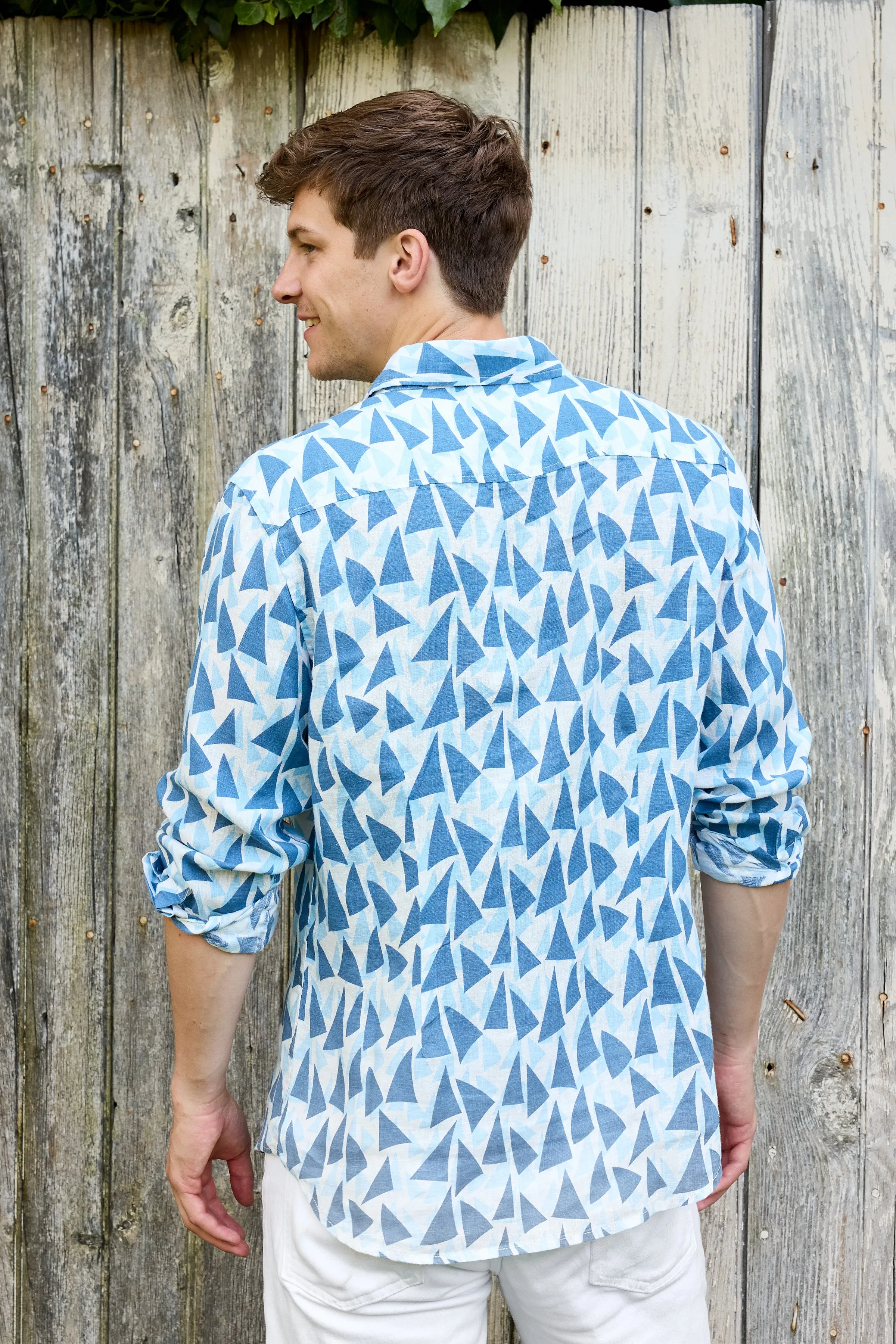 Jeremy Linen Shirt - Opti Blue Regatta