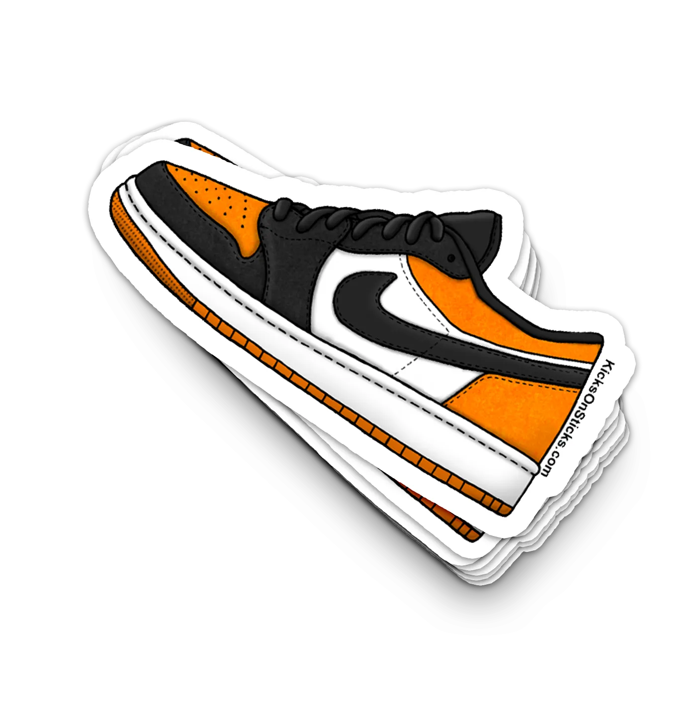 Jordan 1 Low "Shattered" Sneaker Sticker