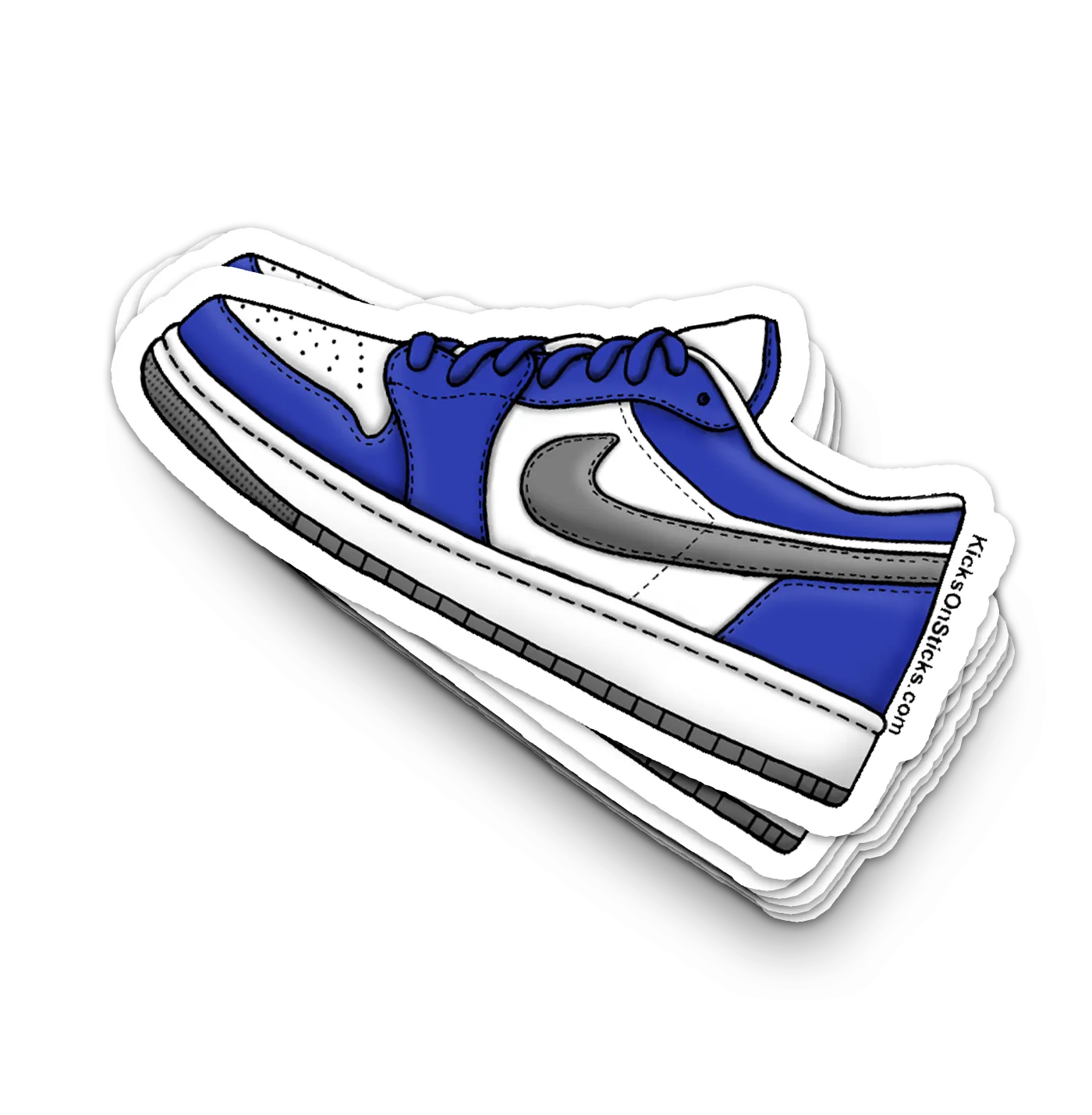 Jordan 1 Low "True Blue" Sneaker Sticker