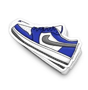 Jordan 1 Low "True Blue" Sneaker Sticker