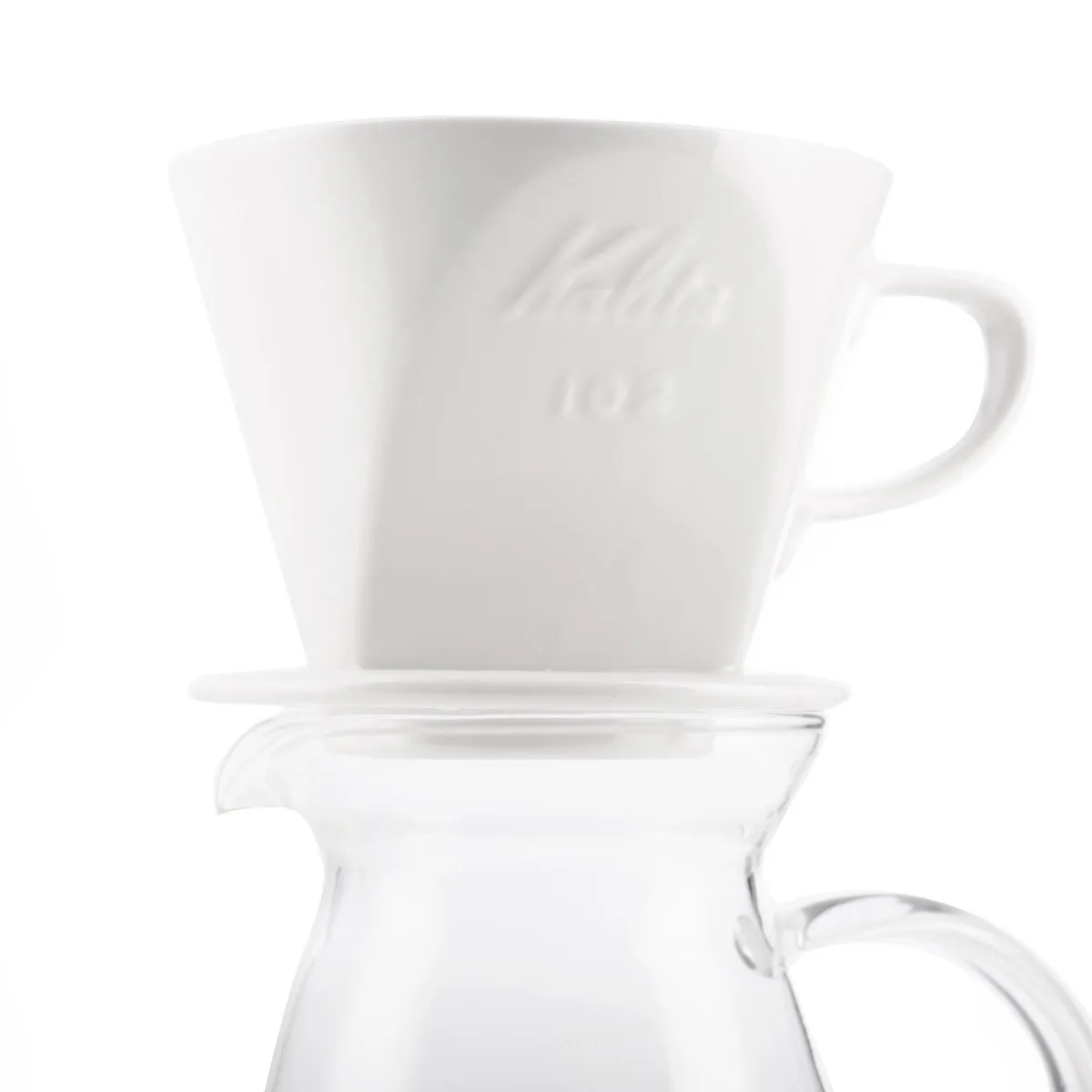 Kalita Style 102 Ceramic Coffee Dripper - White