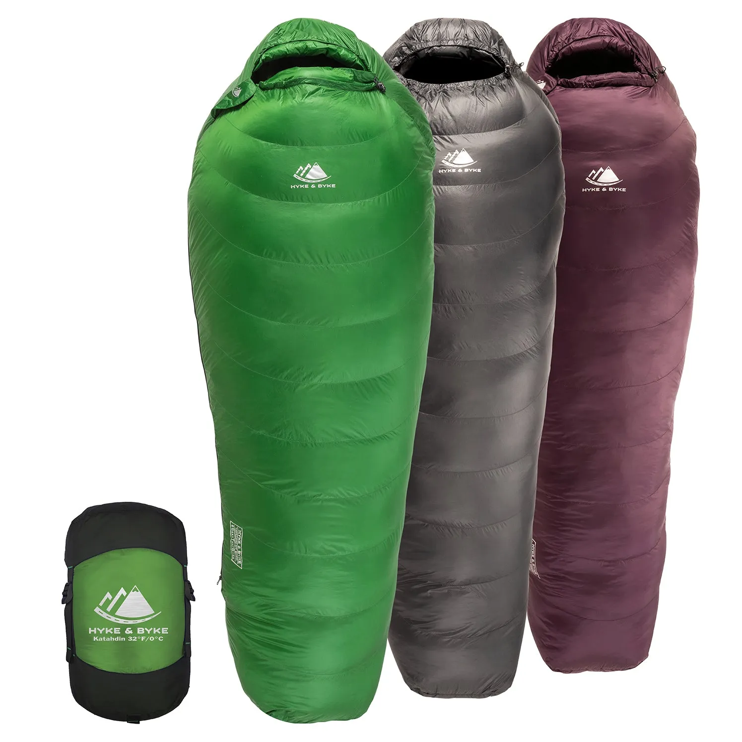 Katahdin 32°F 625 Fill Power Hydrophobic Sleeping Bag With Advanced Synthetic