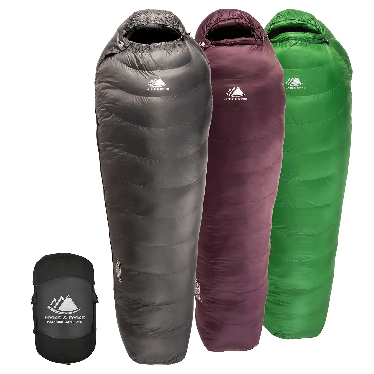 Katahdin 32°F 625 Fill Power Hydrophobic Sleeping Bag With Advanced Synthetic