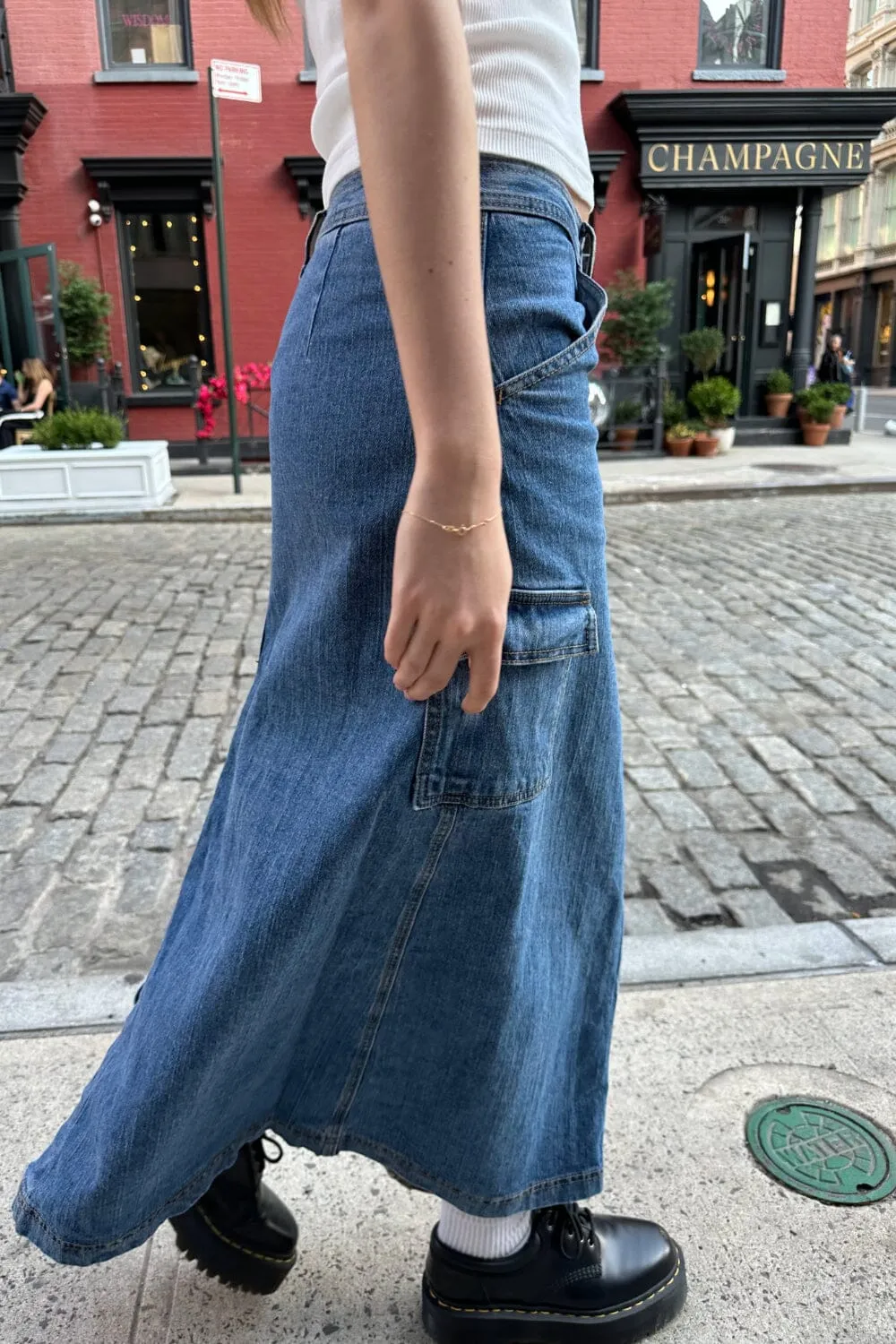 Kenzie 90's Denim Skirt