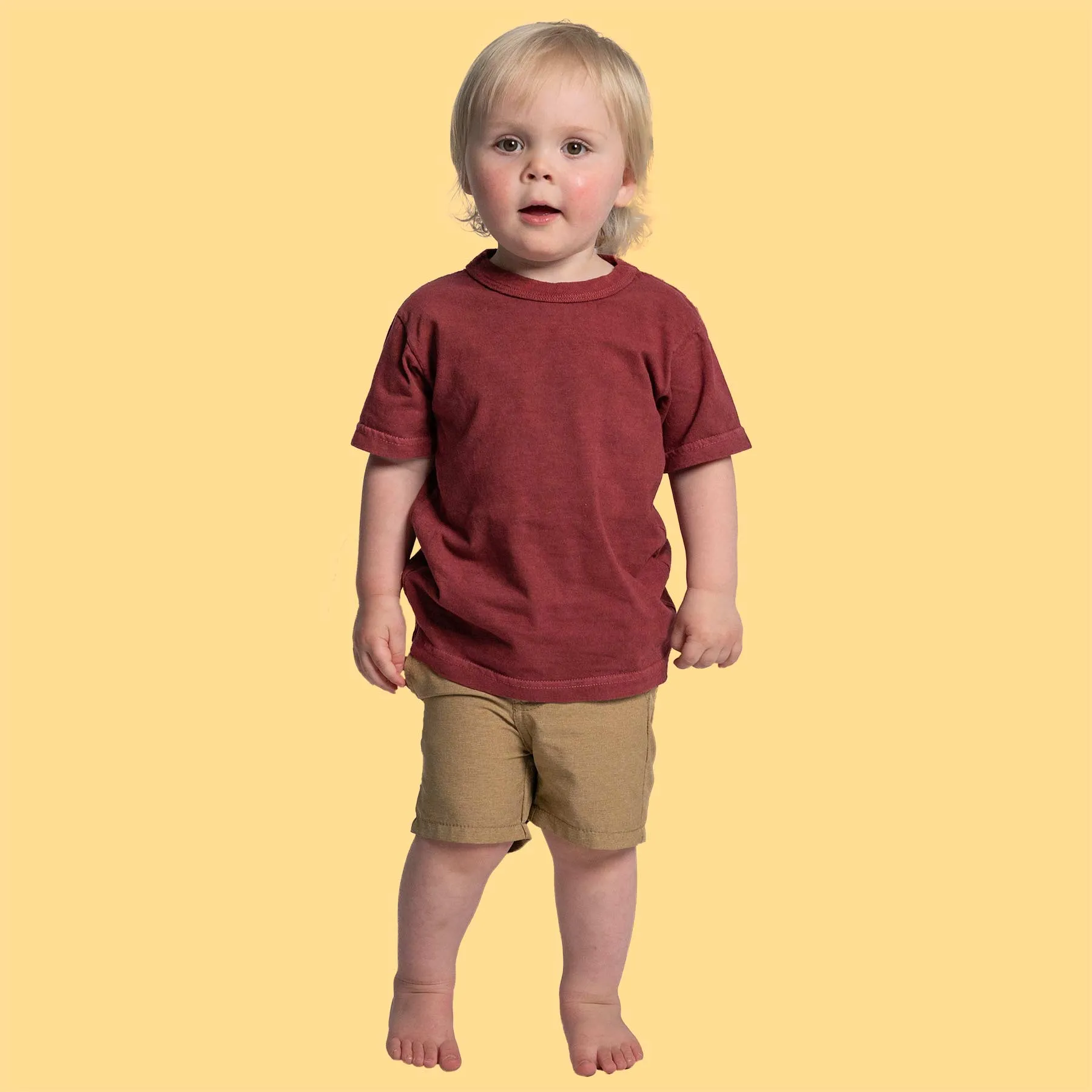 KIDSVILLE 100% Organic Cotton Children's Short-Sleeve T-Shirt (Grown & Made in USA)