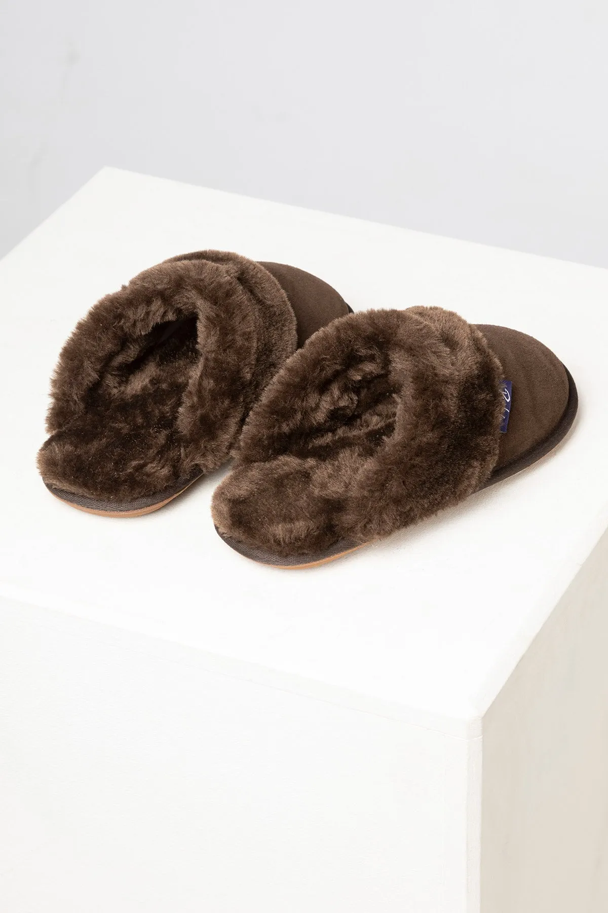 Ladies Suede Slippers - Beswick