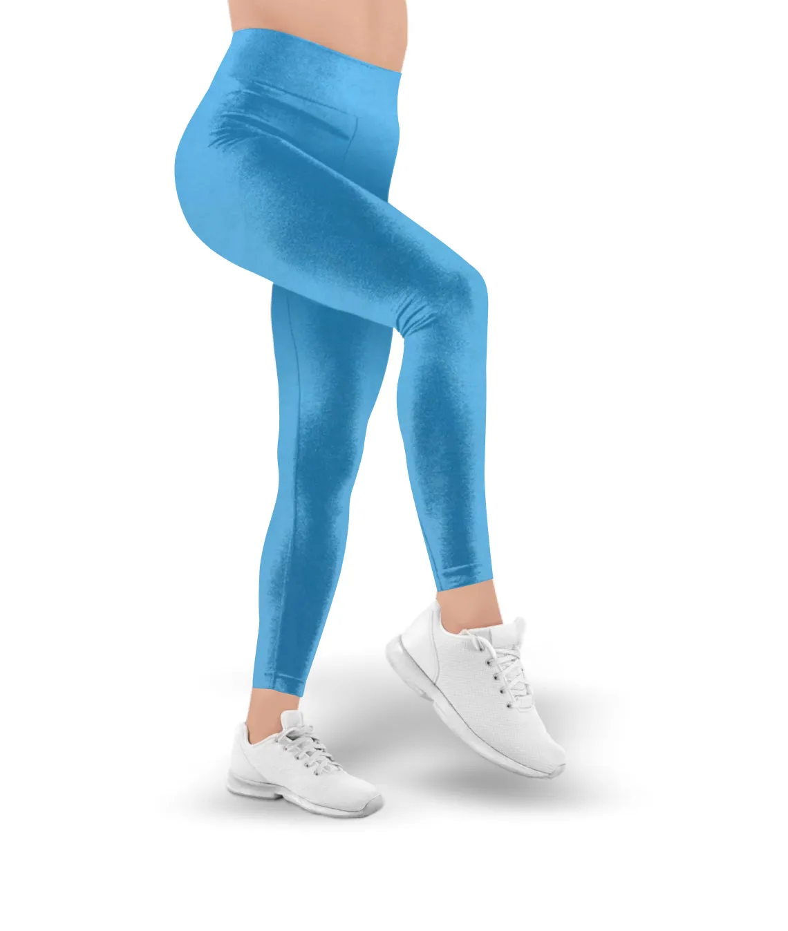 Lake Blue in Athleisure Leggings