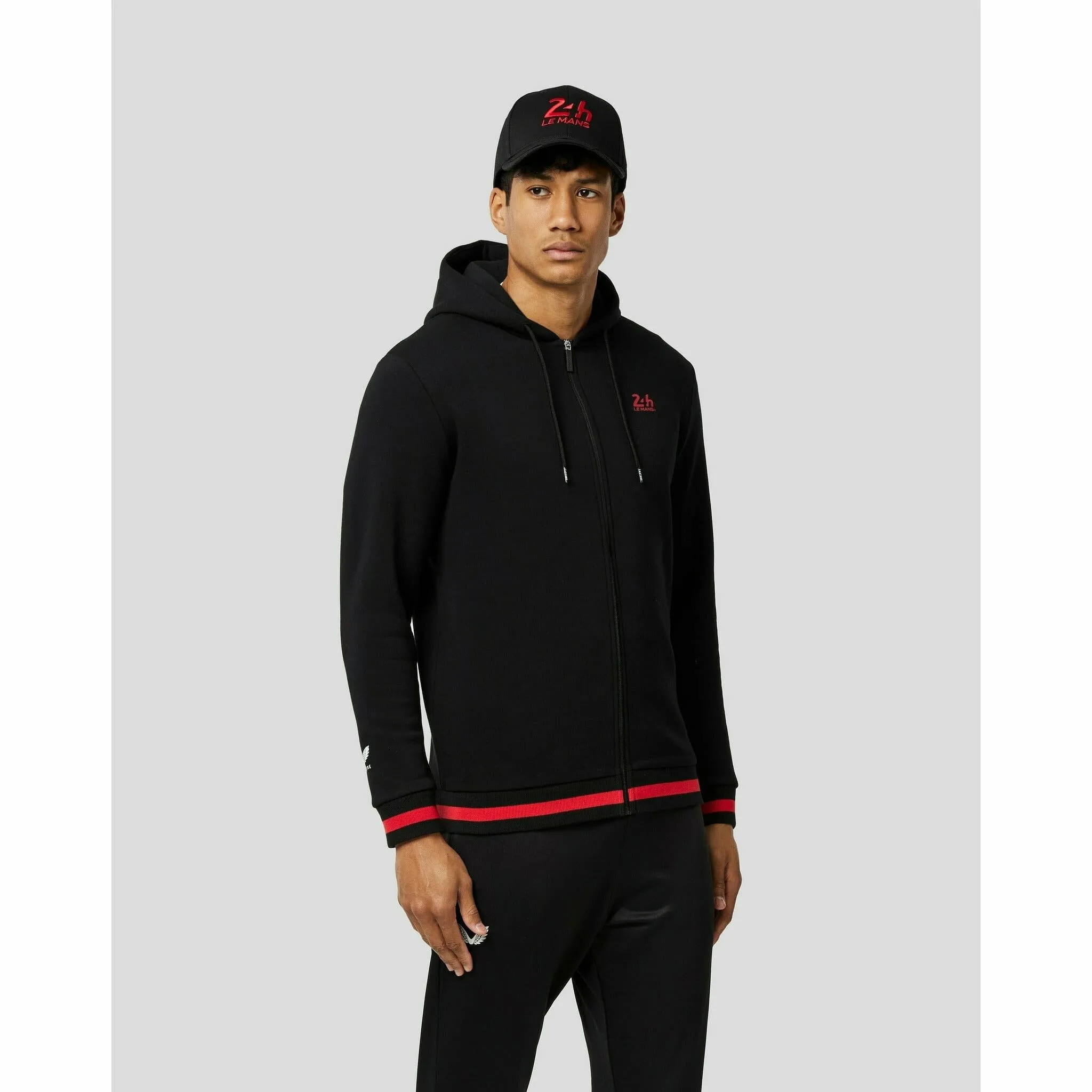 Le Mans 24 Hours Men's Heritage Small Logo Hooded Sweatshirt - Black