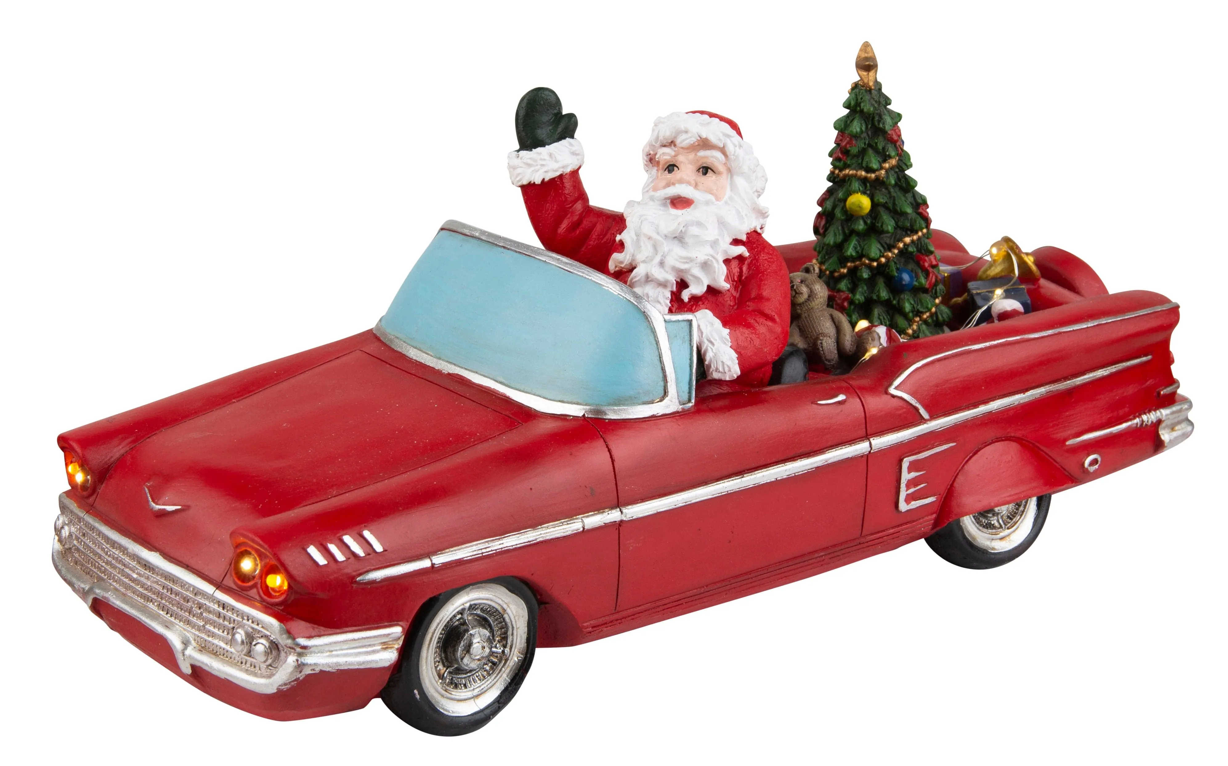 LED Musical Santa Truck with Rotating Scene