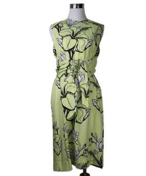 Lela Rose Green & Black Dress sz 8