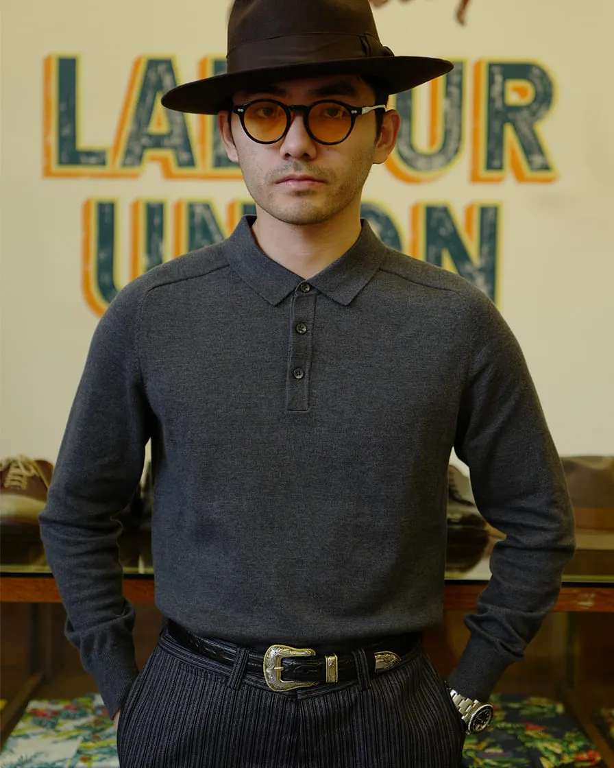 Long-sleeve Polo Shirt