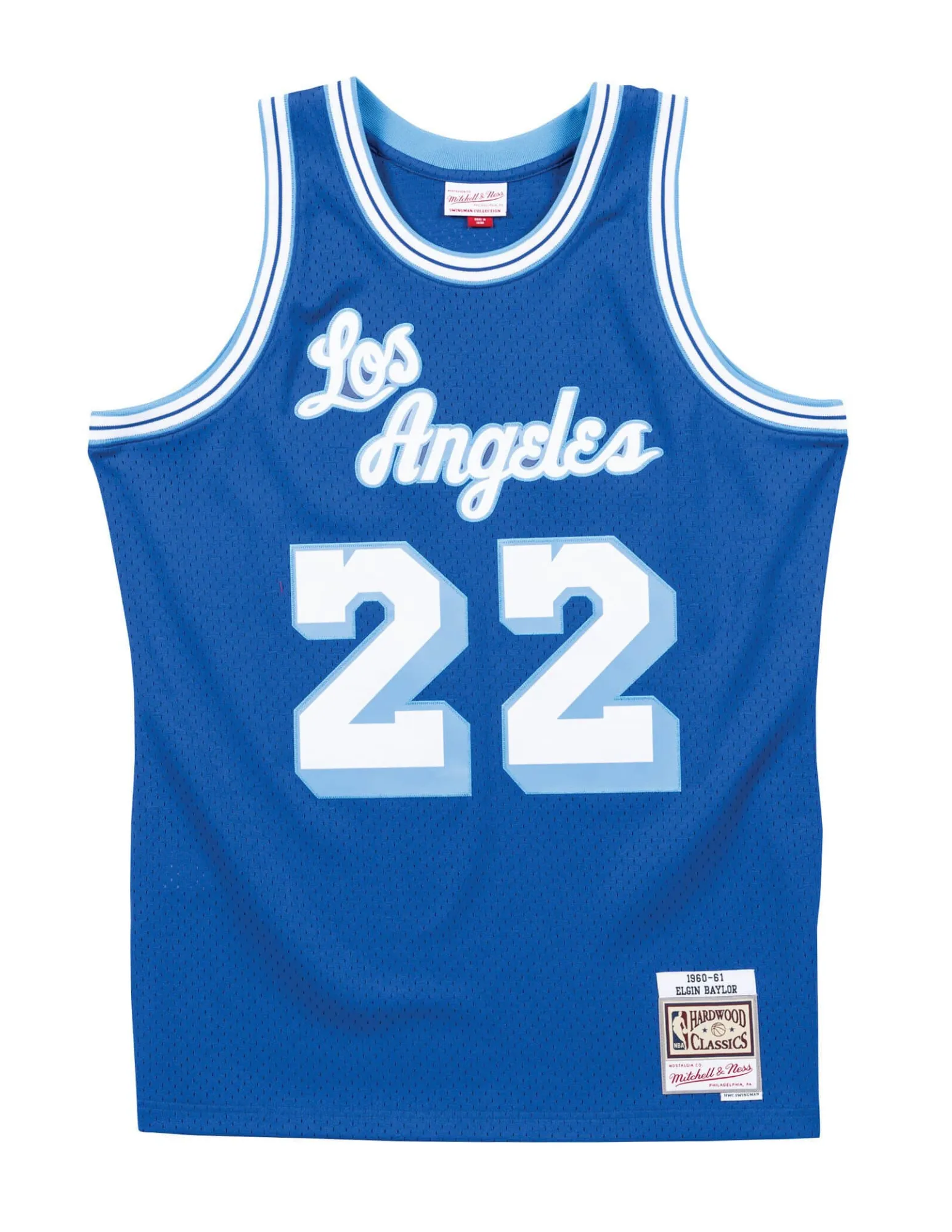 Los Angeles Lakers Elgin Baylor 1960-61 Swingman Jersey (Blue)