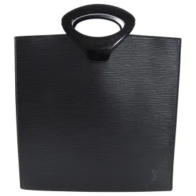 Louis Vuitton Black Epi Leather Ombre Small Square Tote Bag