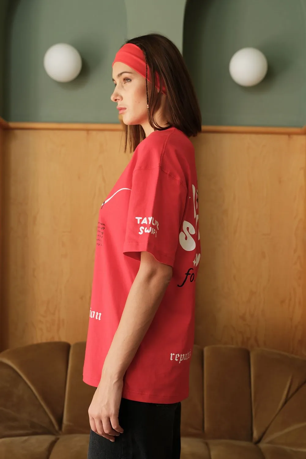 Lover Red Oversized T-shirt