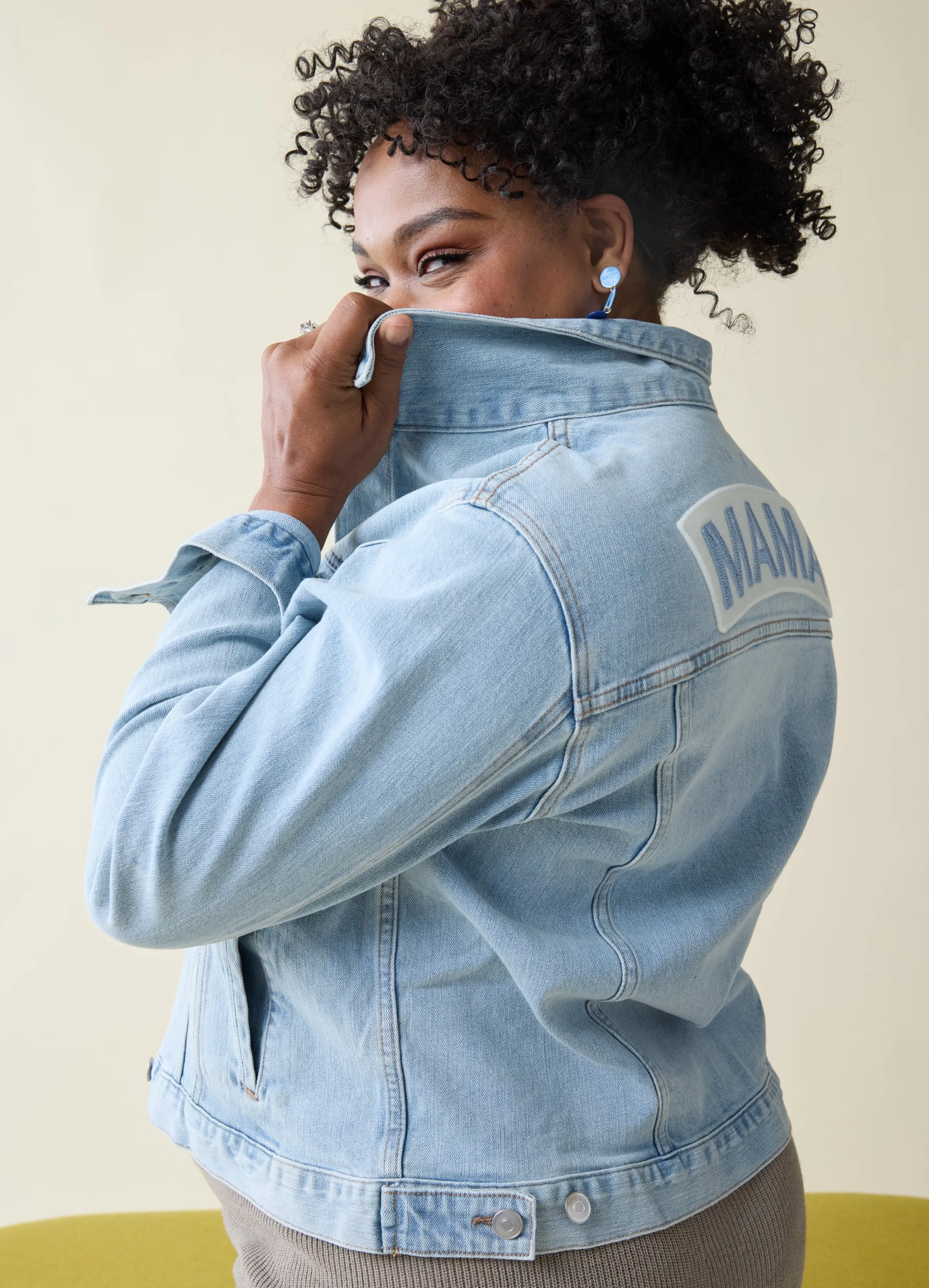 Mama & Baby Matching Maternity Denim Jacket