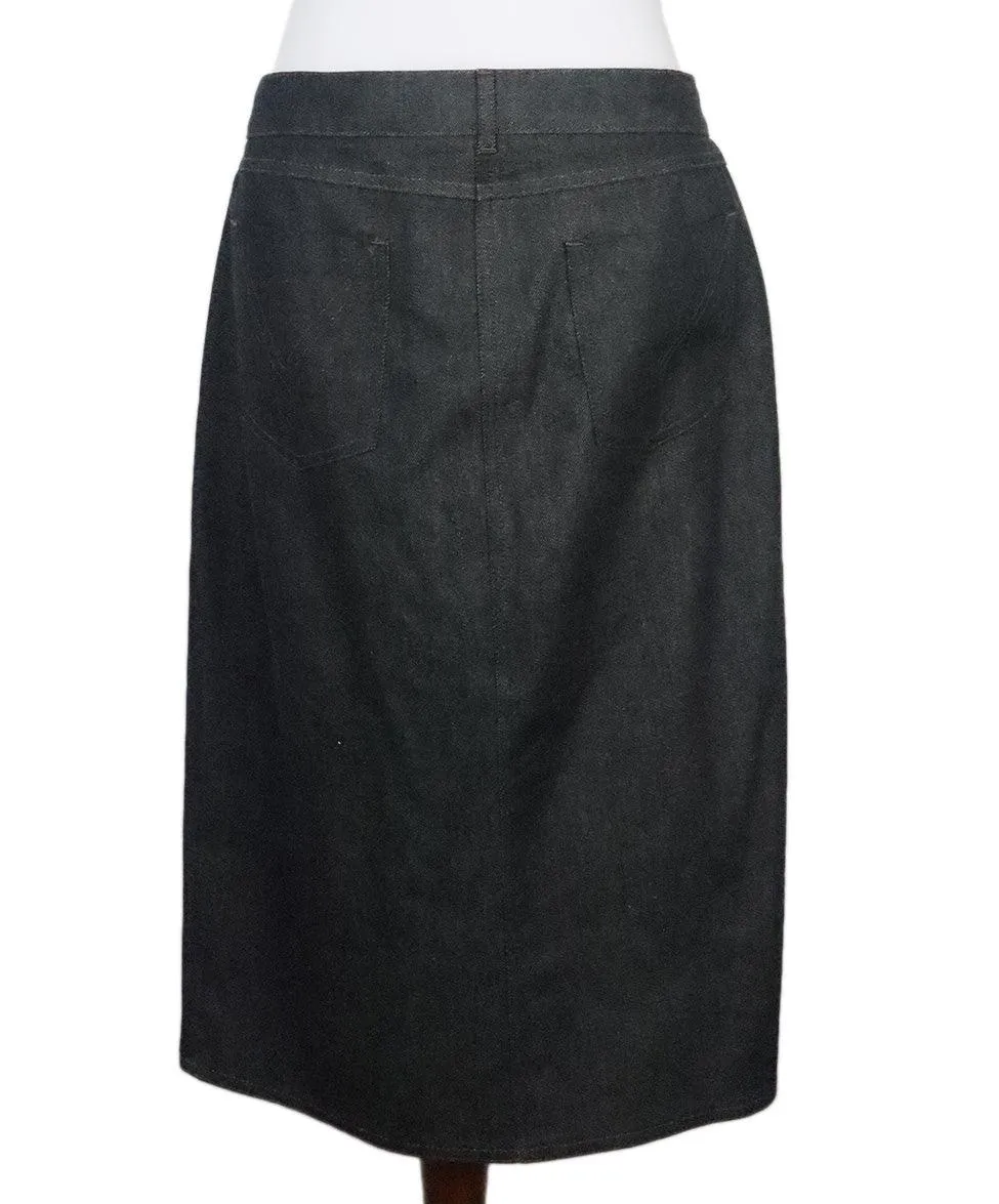 Max Mara Blue Denim Skirt sz 14