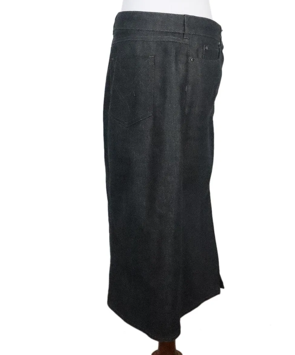 Max Mara Blue Denim Skirt sz 14