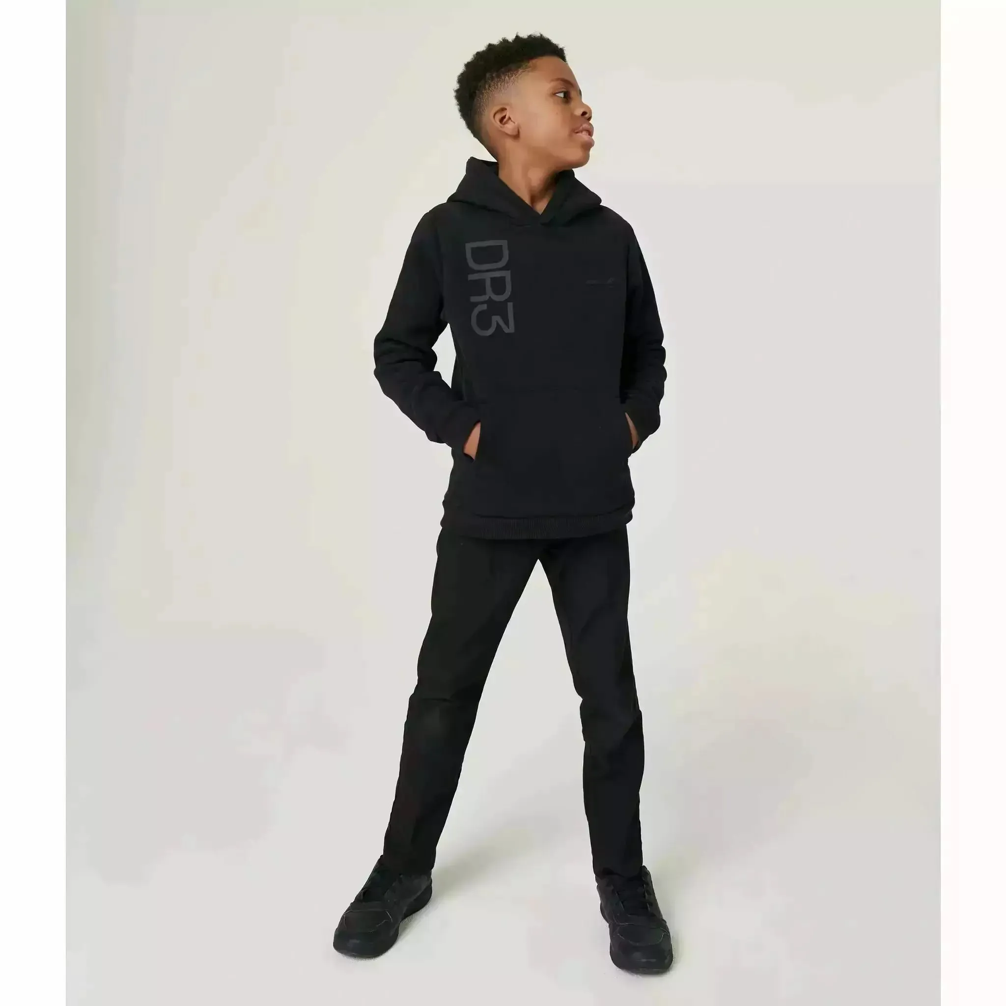 McLaren F1 Kids Daniel Ricciardo Core Hoodie- Youth Black