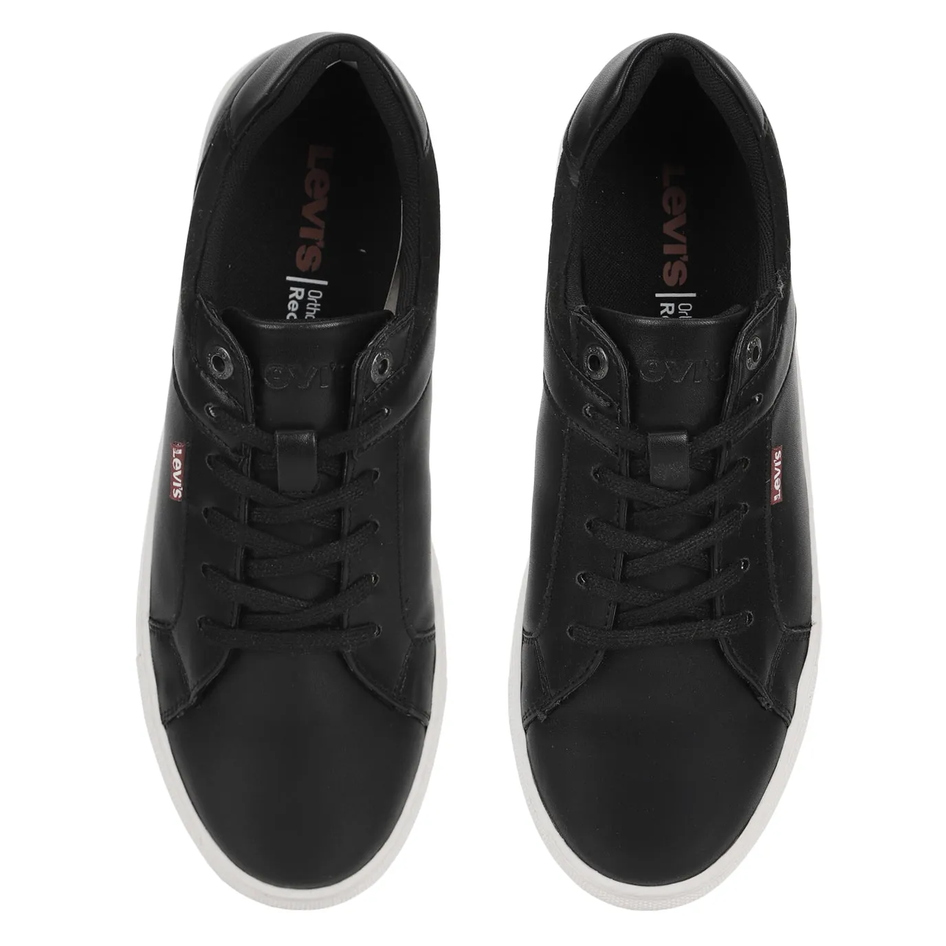 Men's Black Solid Shoes