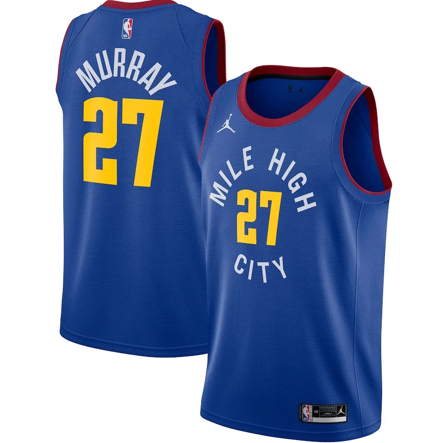 Men's Denver Nuggets Jamal Murray Statement Jersey Blue