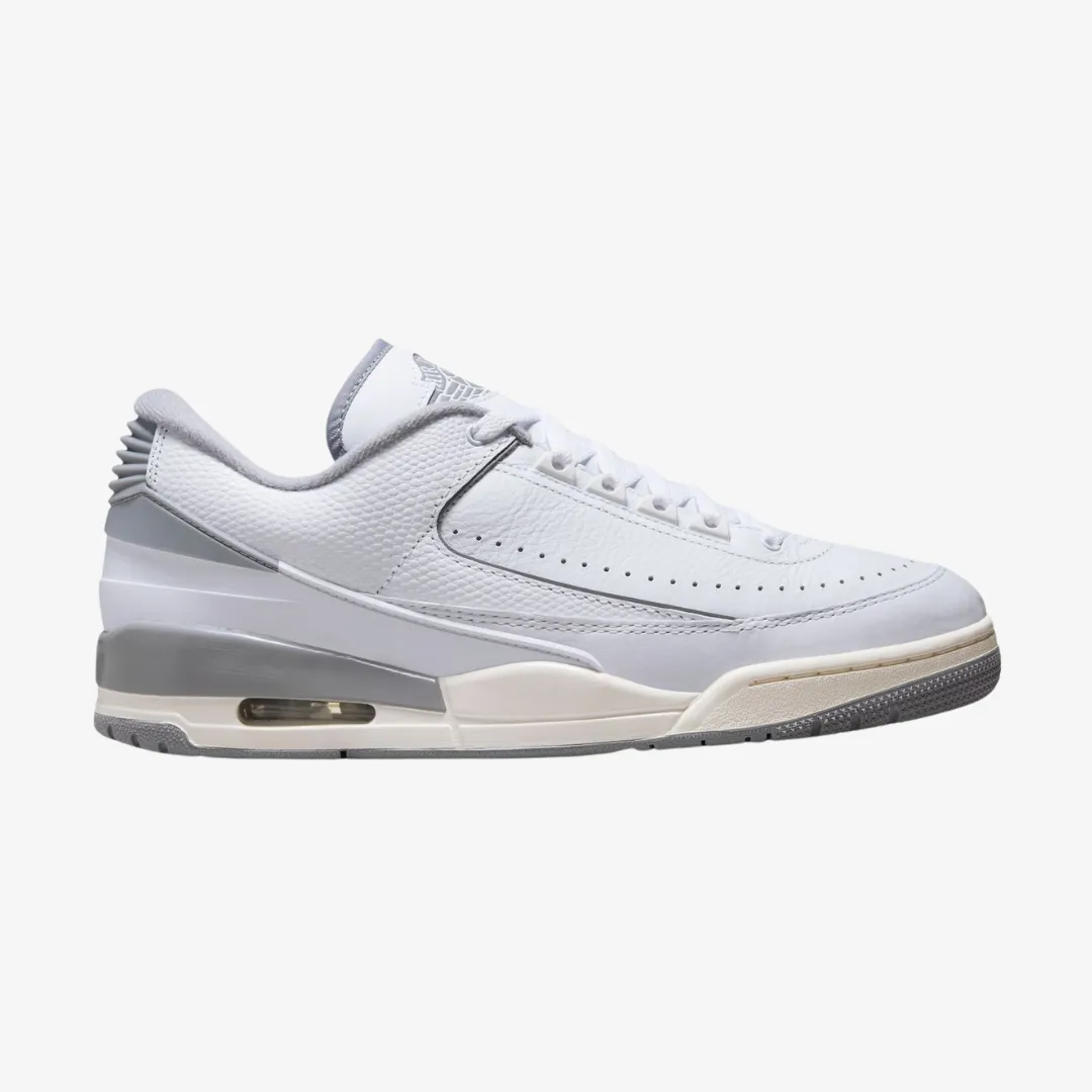 mens jordan 2/3 (white/cement grey)