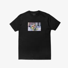 mens pleasures sir smoke s/s tee (black)