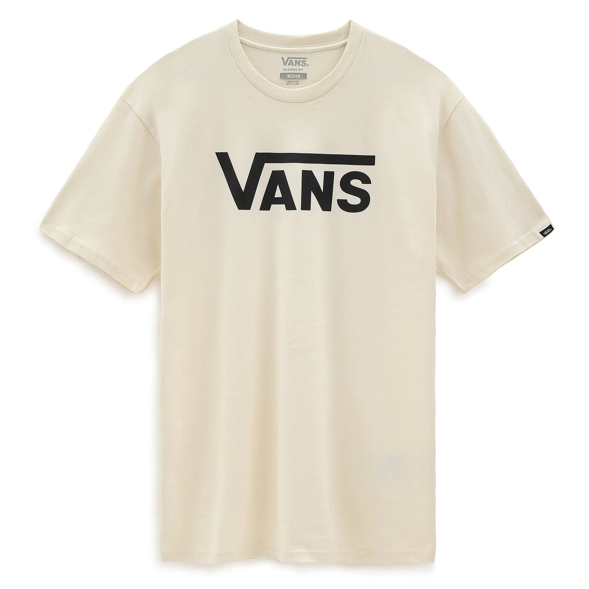 Mens Vans T-Shirt Classic Print Short Seed Pearl  XS,S,M,LG