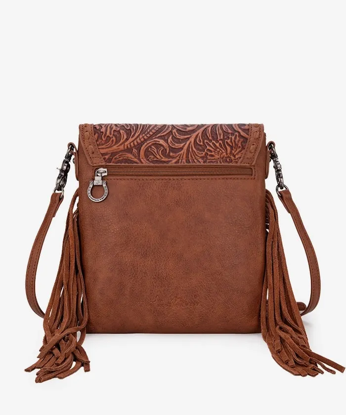 Montana West Tooled Concho Crossbody